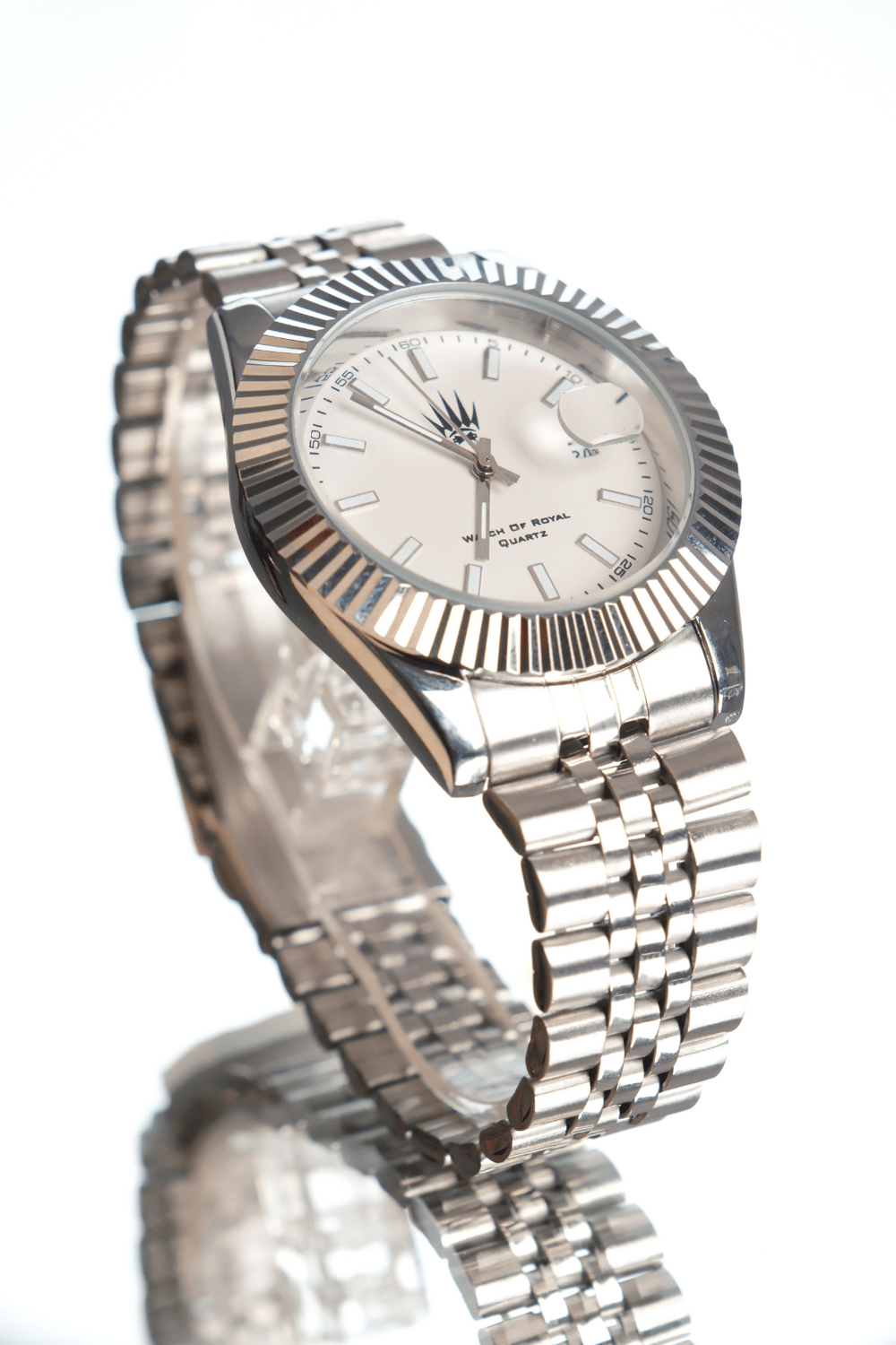 Triton Date Silver White Kol Saati