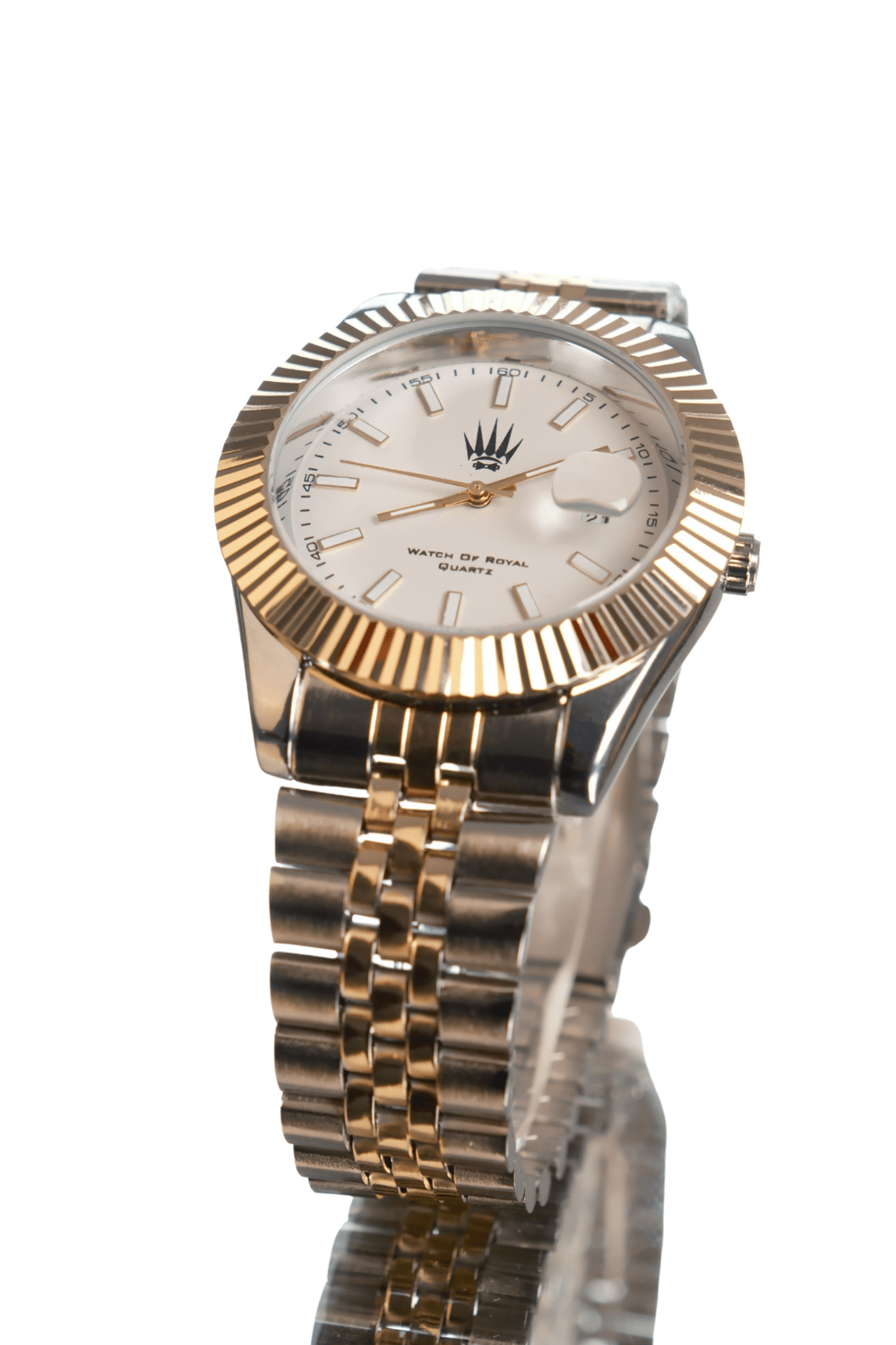 Triton Date Silver Gold White Kol Saati