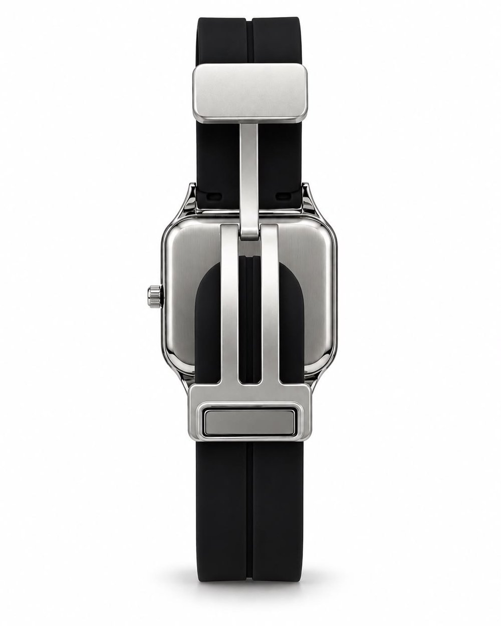 Square Soft Touch Kordon Black Kol Saati