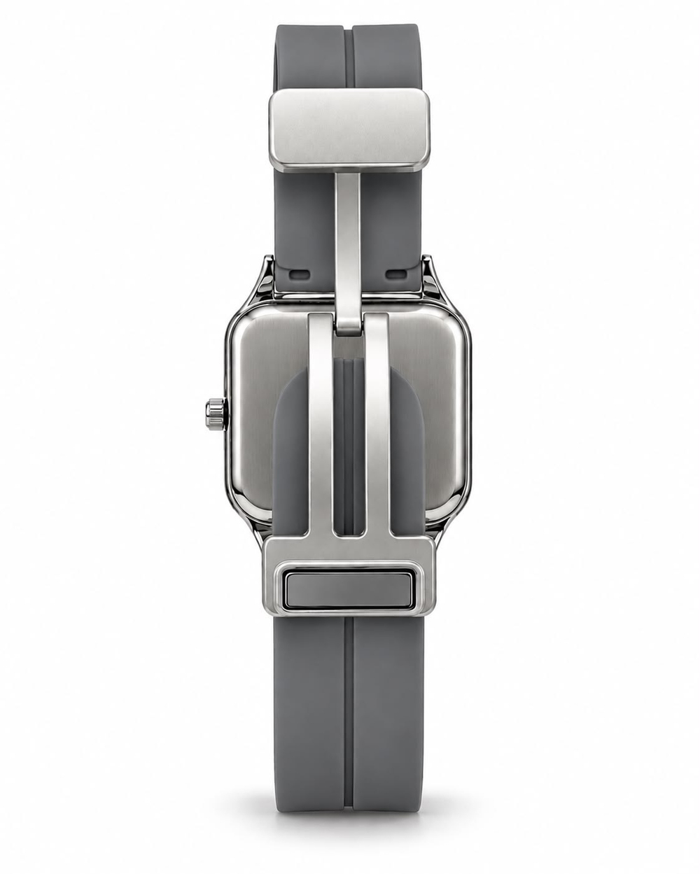 Square Soft Touch Kordon Grey Kol Saati