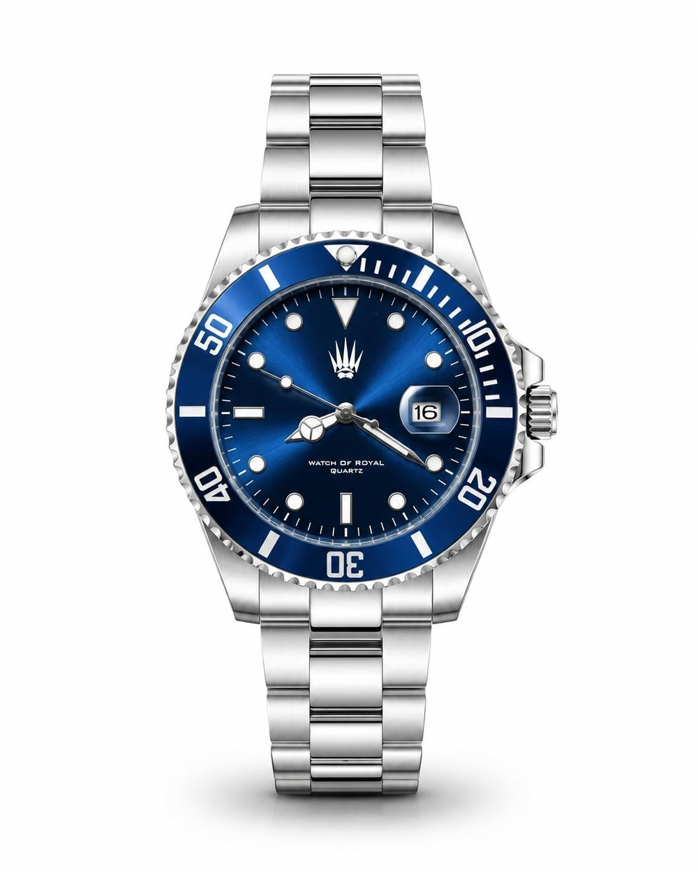 Titan Silver Blue Kol Saati