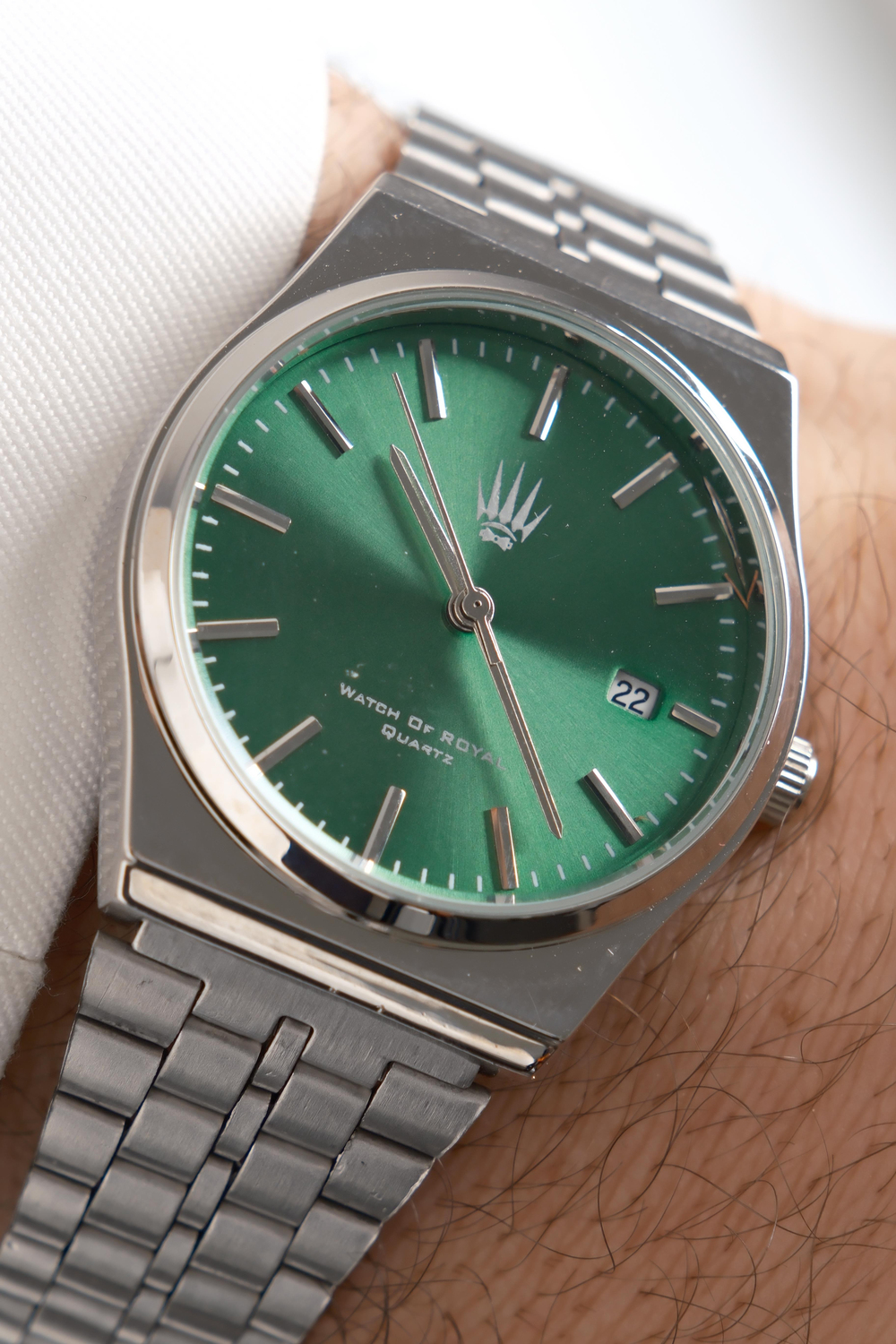 Virtus Classic Time Silver Yeşil Kol Saati
