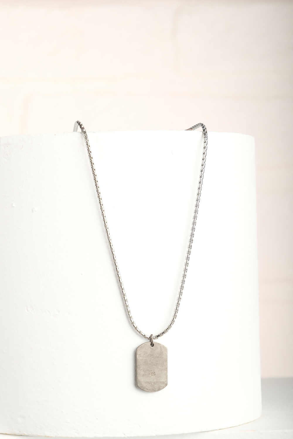 ARDENTE SİLVER  ZİNCİR ÇELİK KOLYE