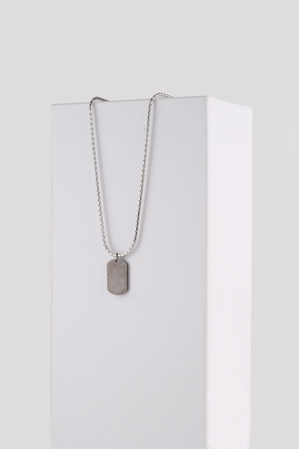 ARDENTE SİLVER  ZİNCİR ÇELİK KOLYE