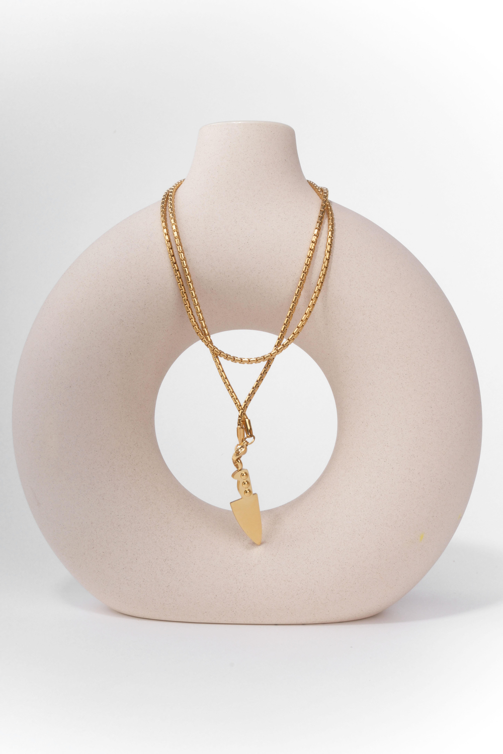ARMONY GOLD STEEL NECKLACE 