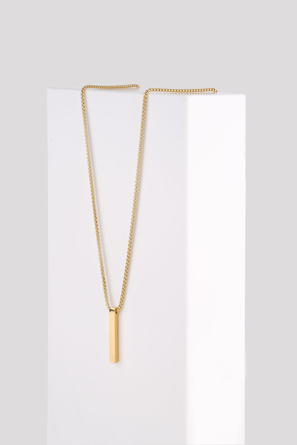 VALENTE  GOLD STEEL  NECKLACE 