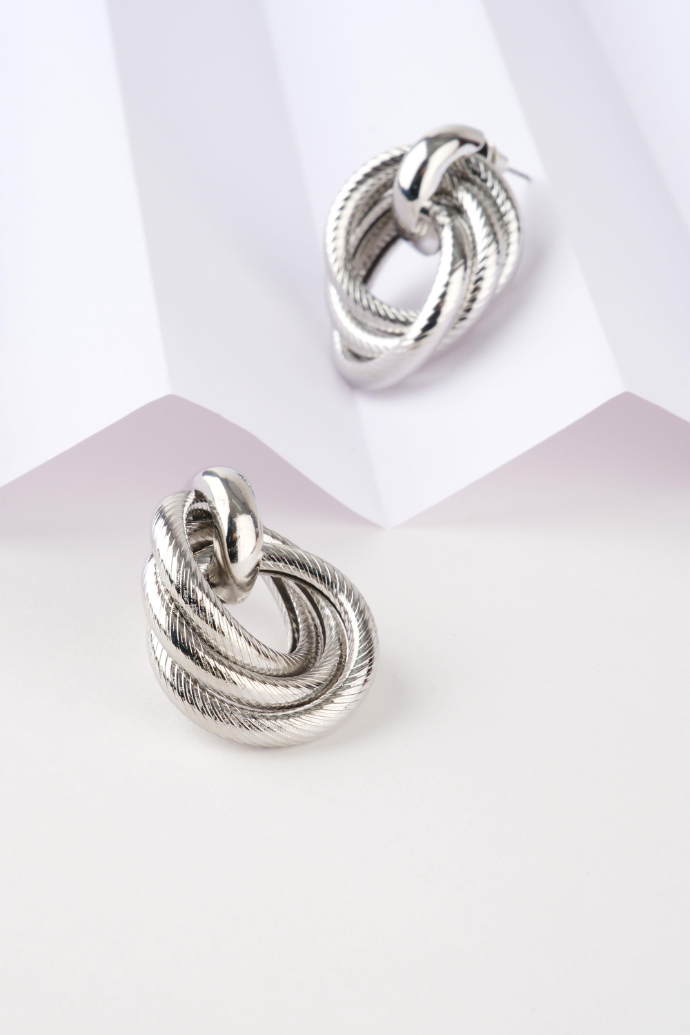 Drops Silver Çelik KüpeKüpeWATCHOFROYALDropsDrops Silver Çelik Küpe