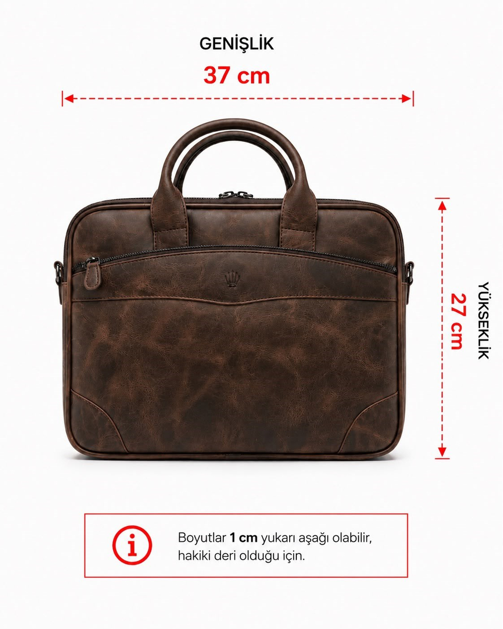 Mercer Business Black Laptop Ve Evrak Organizer Hakiki Deri Çanta