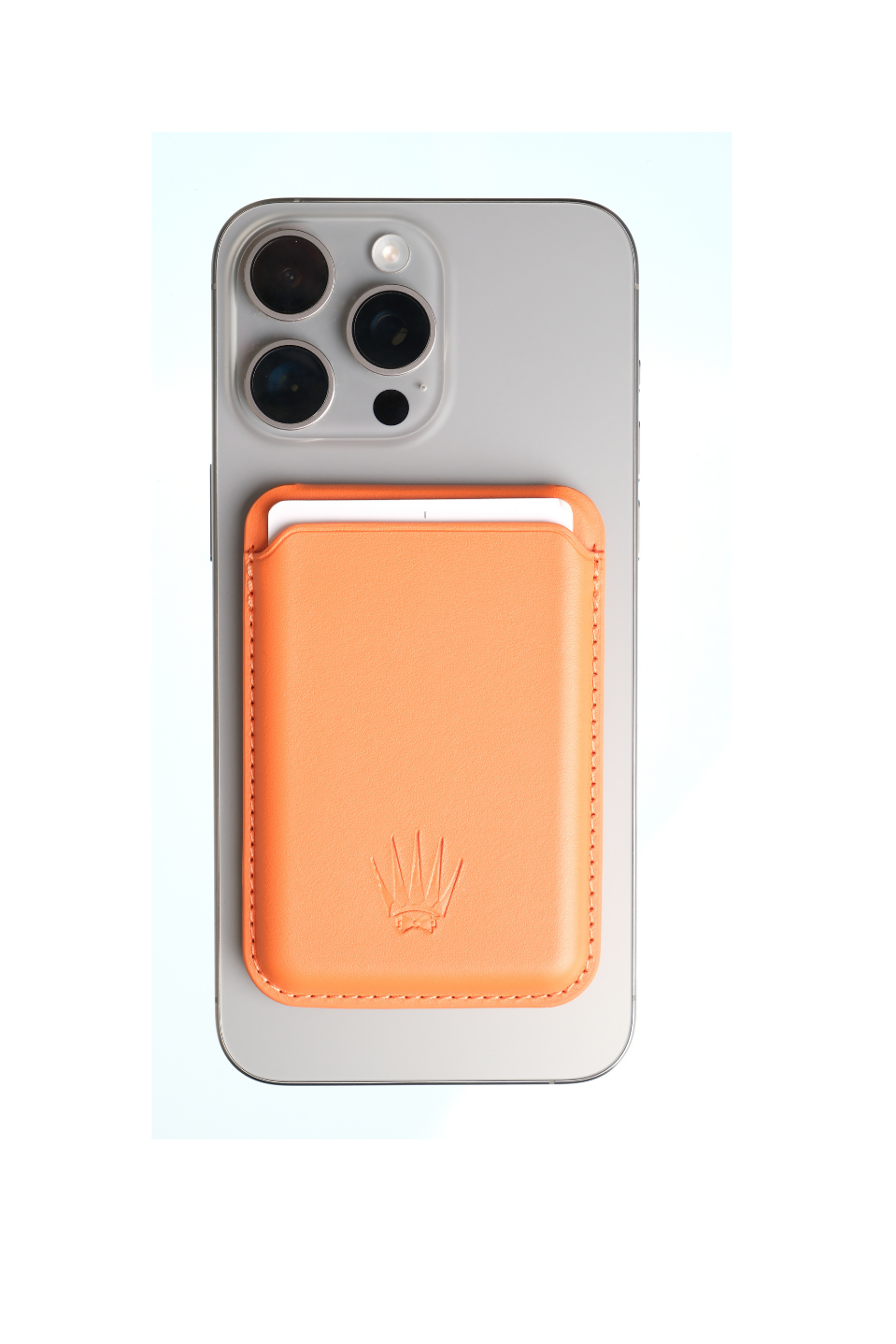 Kickstand Standlı Turuncu Magnetik Yapıştırmalı Mıknatıslı Kartlık