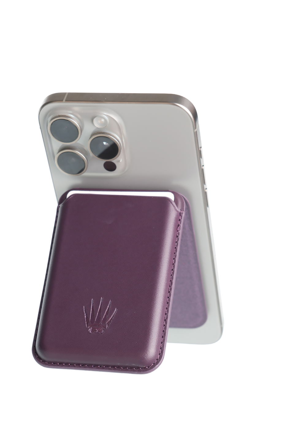 Kickstand Standlı Mor Magnetik Yapıştırmalı Mıknatıslı Kartlık