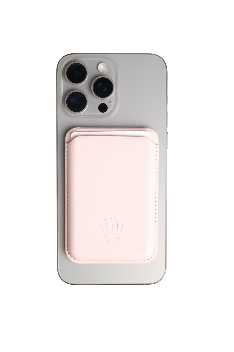 Kickstand Standlı Toz pembe Magnetik Yapıştırmalı Mıknatıslı Kartlık