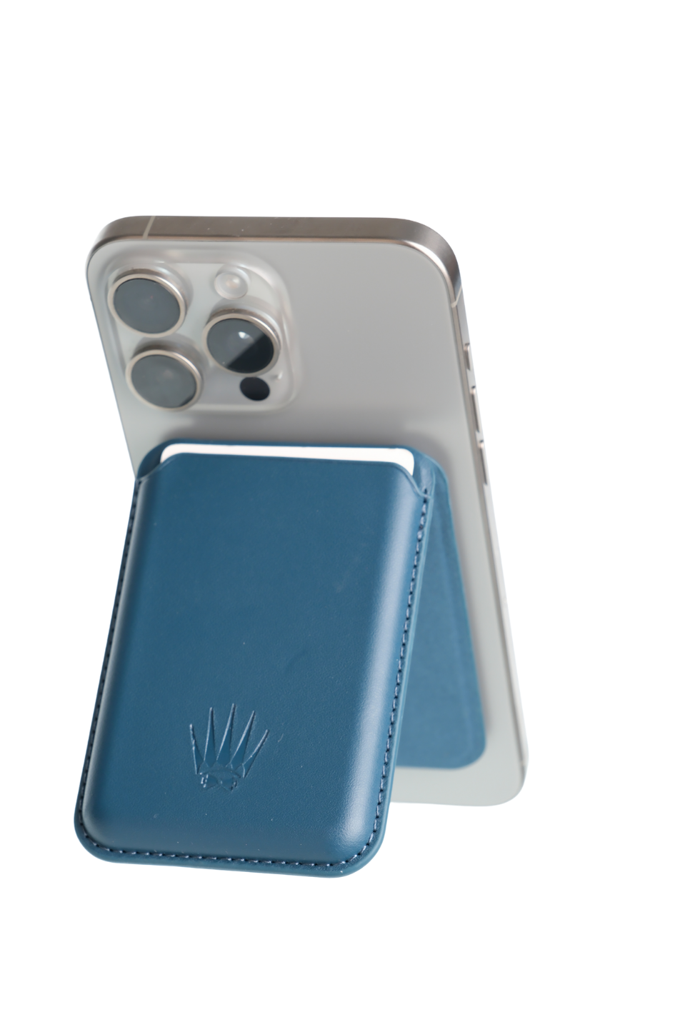 Kickstand Standlı Koyu Mavi Magnetik Yapıştırmalı Mıknatıslı Kartlık