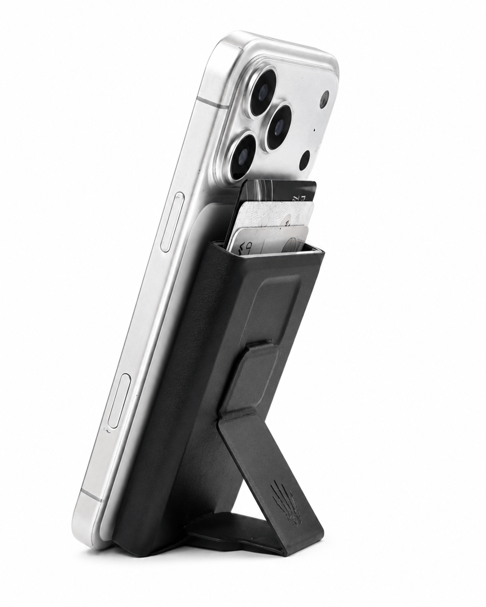 Riva Standlı Siyah Magnetik Yapıştırmalı 5 Hazneli Mıknatıslı Kartlık