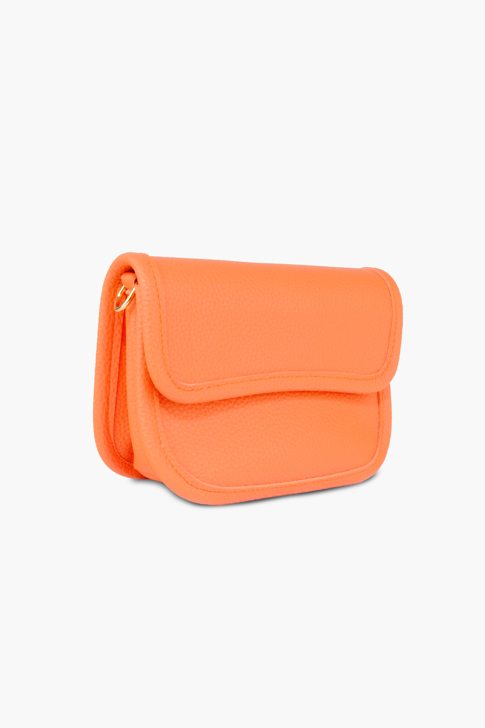 Kadın Çantası Turuncu Omuz Çantası Desenli Vegan Deri DANNY