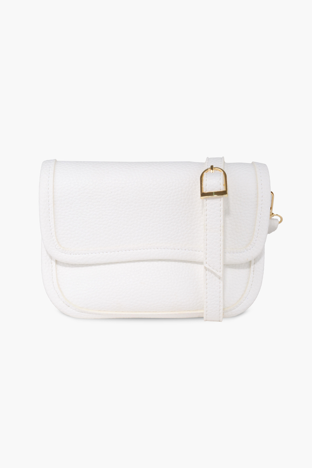 Kadın Çantası Beyaz Omuz Çantası Desenli Vegan Deri DANNY