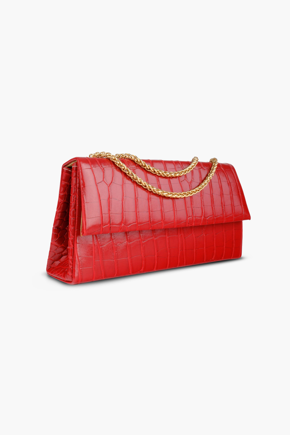 RED WOMAN SHOULDER BAG LOTUS