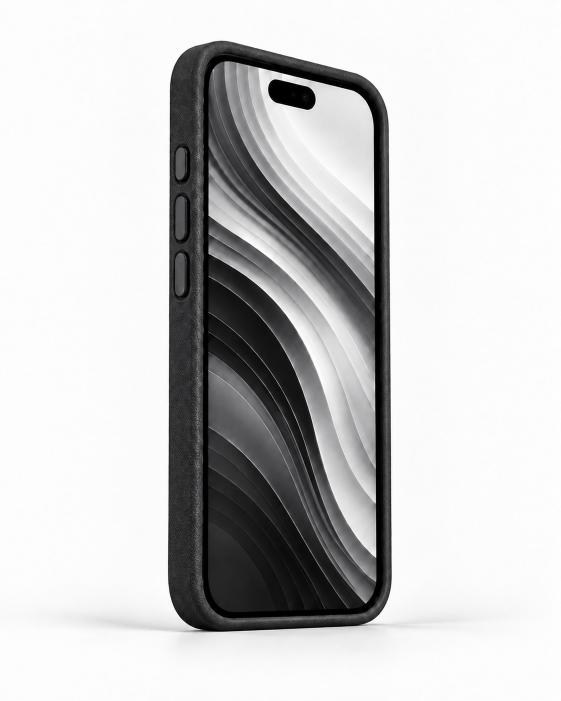 IPHONE 14 PRO MAX SİYAH STANDLI Manyetik KILIF + KARTLIK