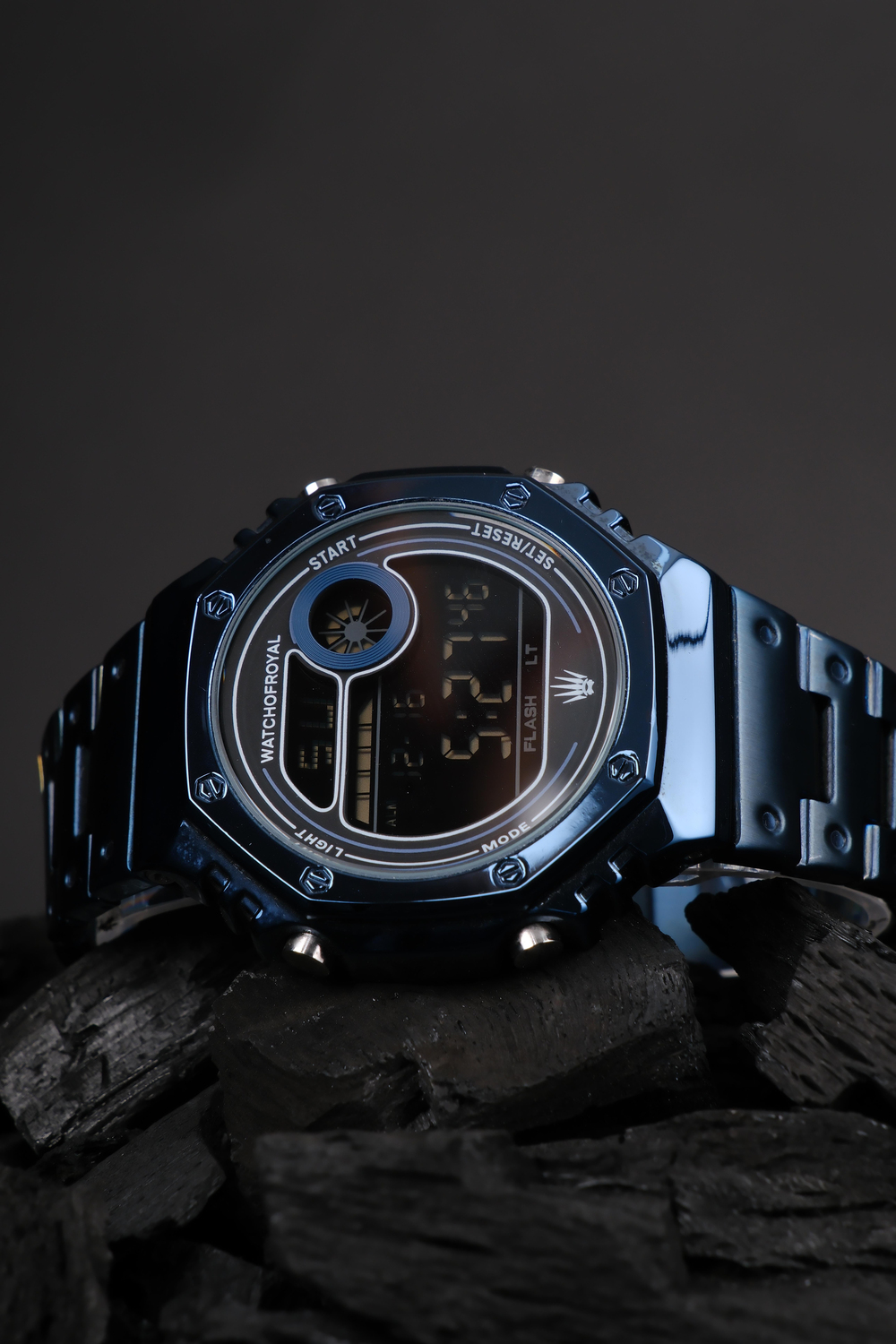 LED WOX NAVY BLUE WRISTWATCH