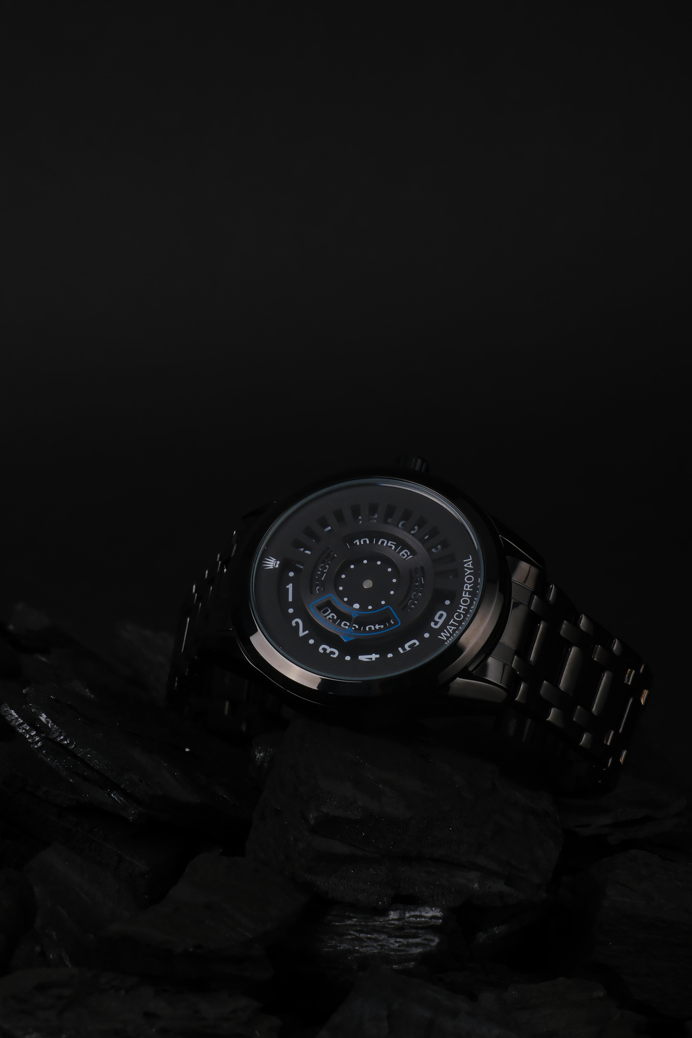 SPEED MASTER BLUE BLACK WRISTWATCH