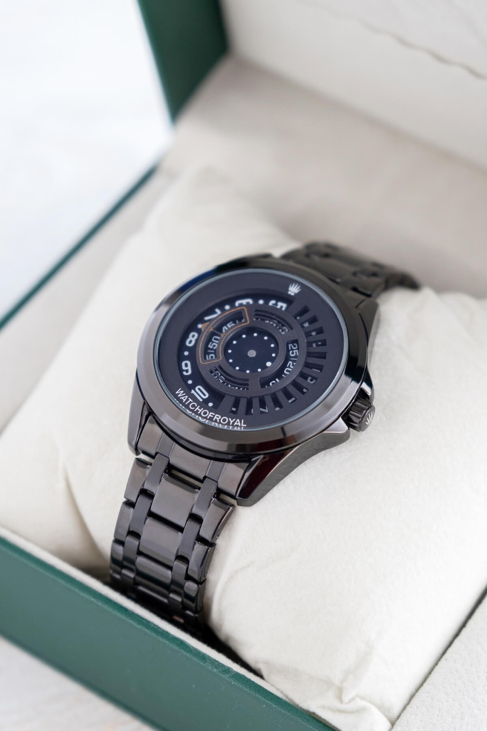 SPEED MASTER ROSE BLACK WRISTWATCH