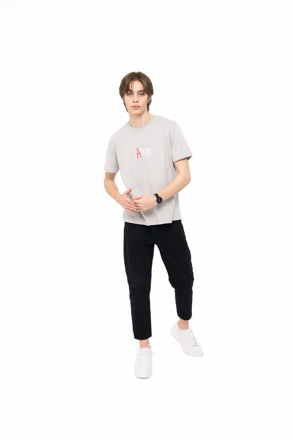 AMOR T-SHIRT GRİ