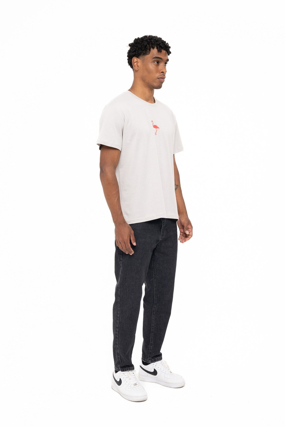 FLAMINGO T-SHIRT GREY