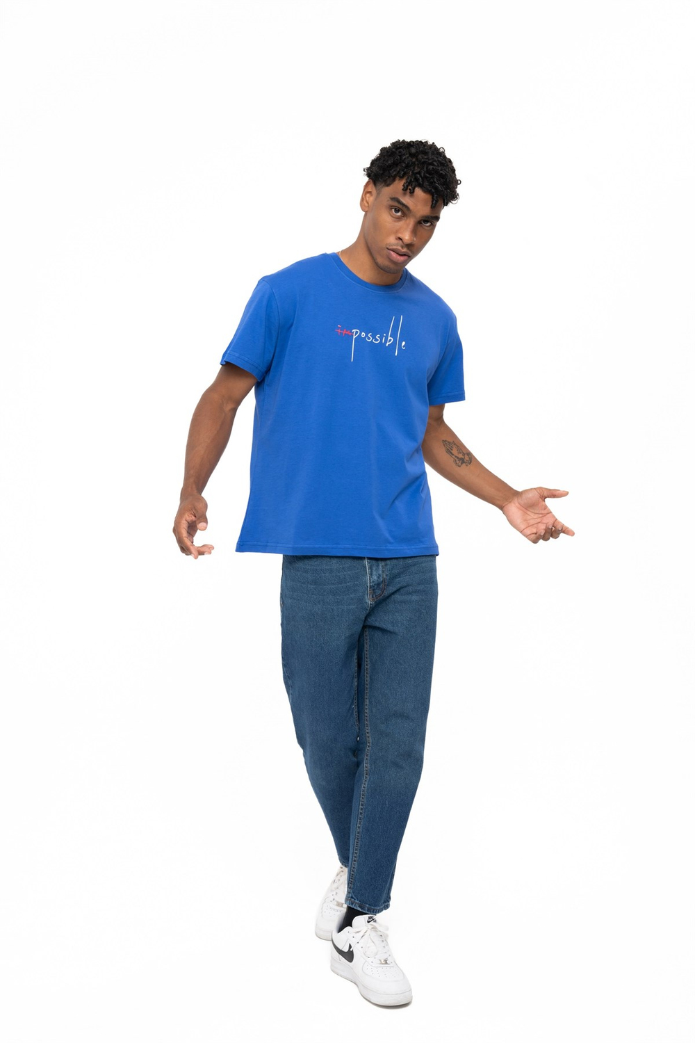 IMPOSSIBLE T-SHIRT MAVİ