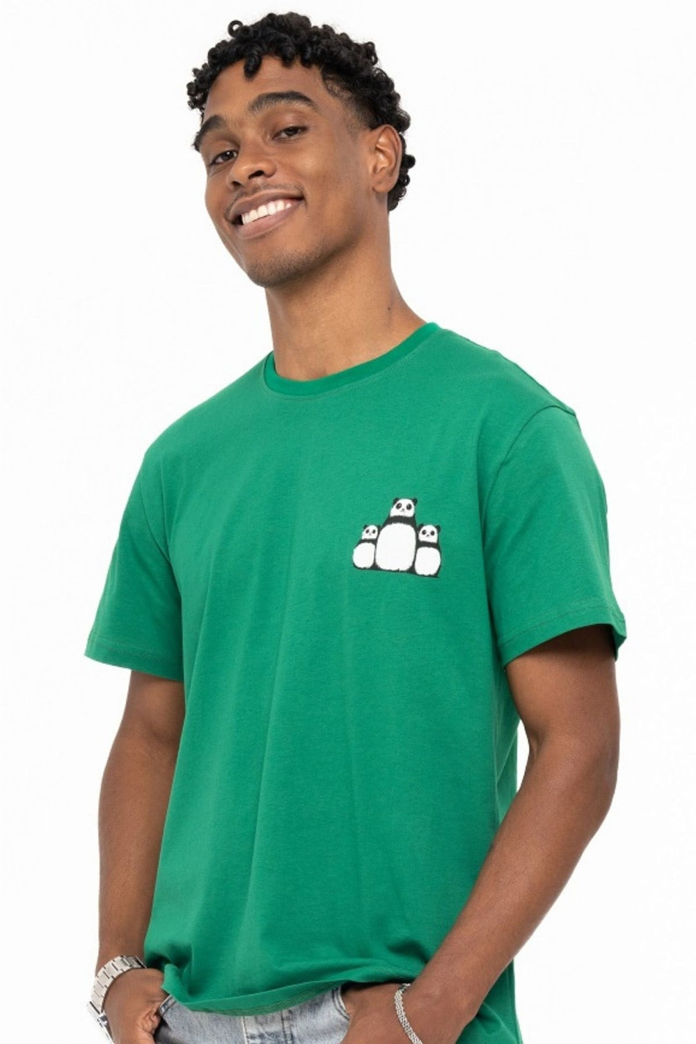 PANDA T-SHIRT YEŞİL