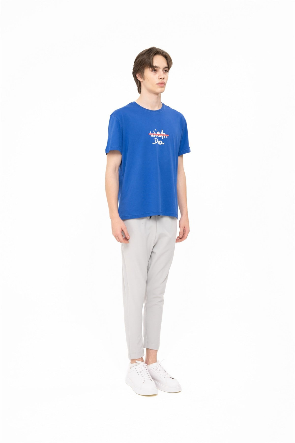 WISH-DO T-SHIRT MAVİ