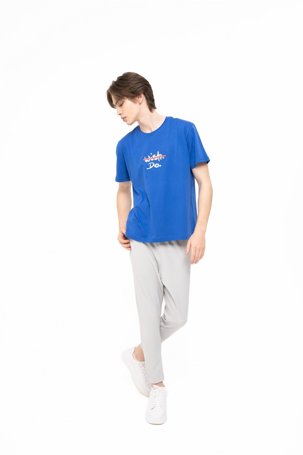 WISH-DO T-SHIRT MAVİ