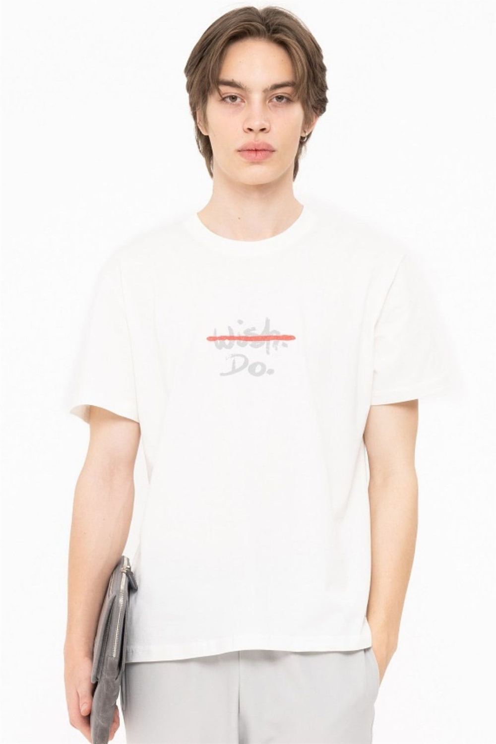 WISH-DO T-SHIRT BEYAZ