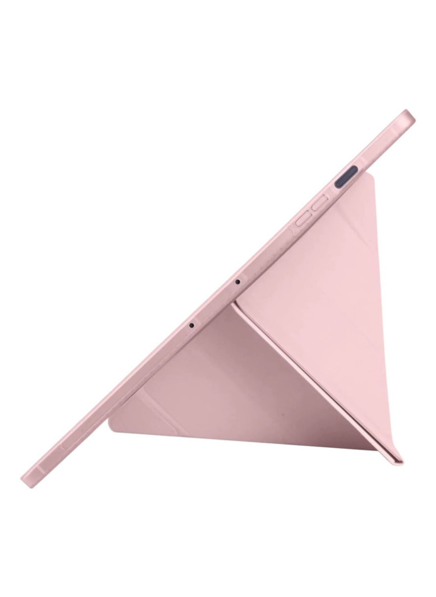 HopCase iPad Pro 11 (2024) Kılıf Kalemlikli Hugo Tablet Kılıfı - Rose Gold