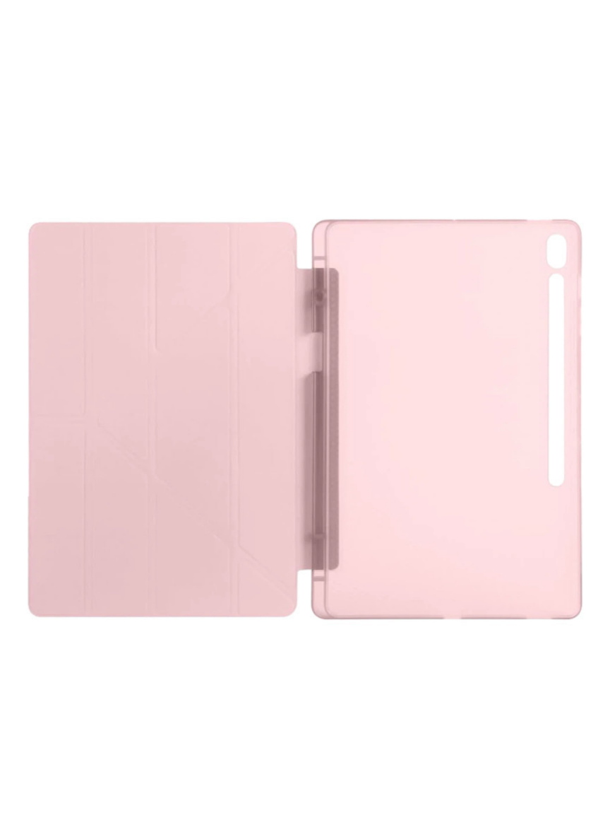 HopCase iPad Pro 11 (2024) Kılıf Kalemlikli Hugo Tablet Kılıfı - Rose Gold