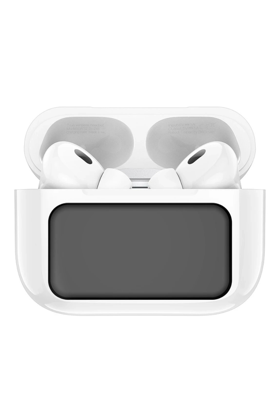 Aktif Gürültü Engelleyici Özellikli Dijital Dokunmatik Ekranlı Airpods Bluetooth Kulaklık - Beyaz