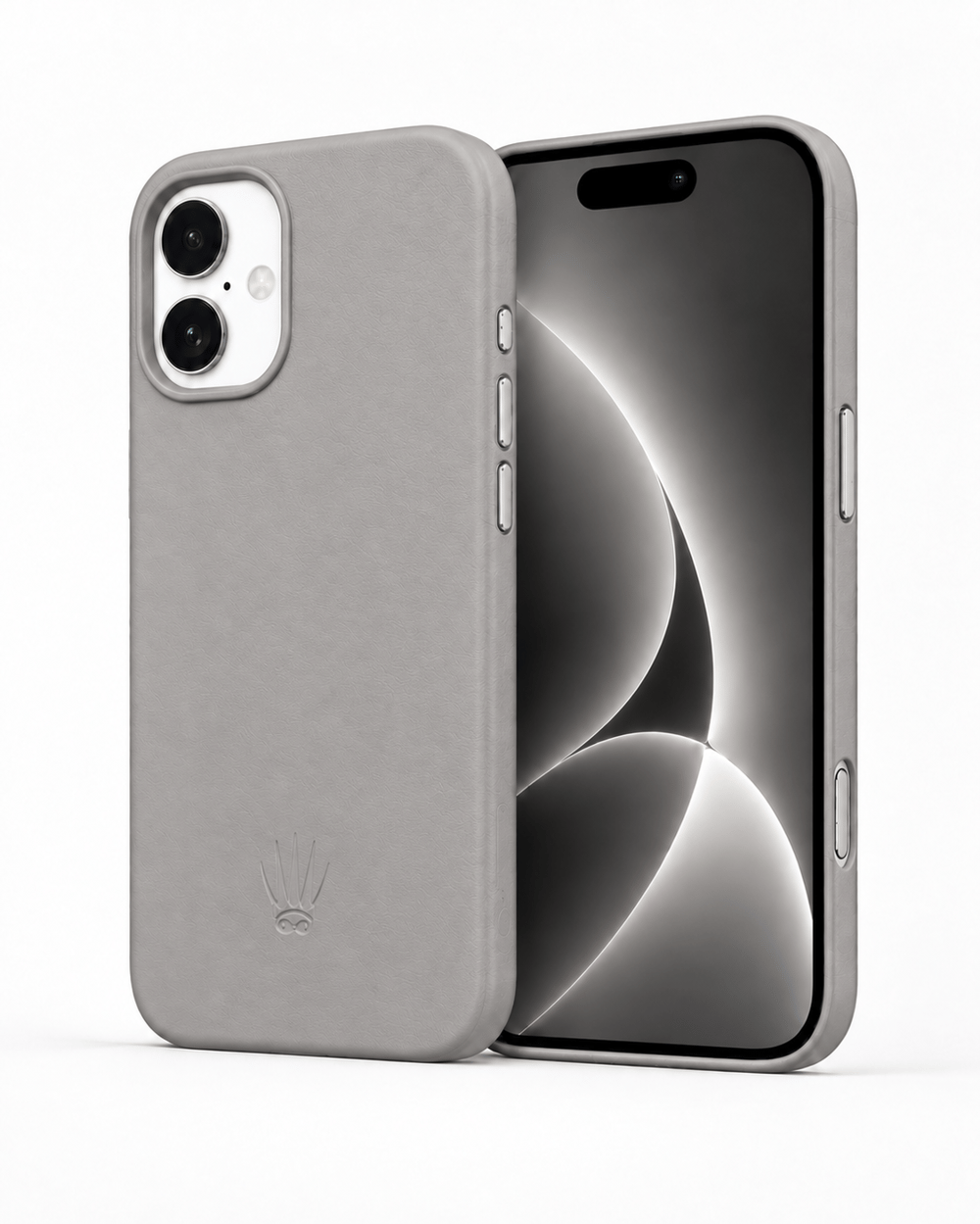 Bexocase Iphone 17 Gri Manyetik Özellikli Deri Kılıf 