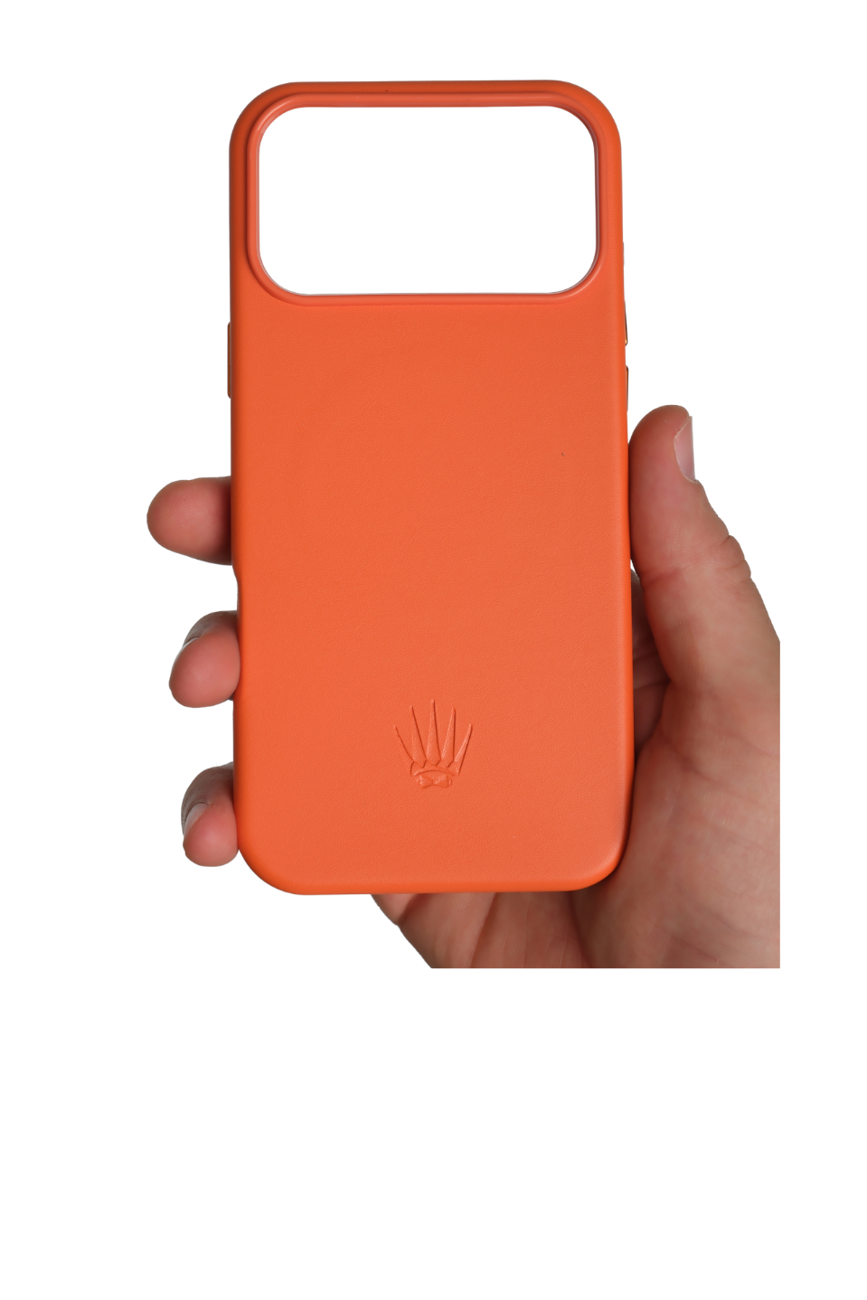 Bexocase Iphone 17 Pro Max Turuncu Manyetik Özellikli Deri Kılıf 