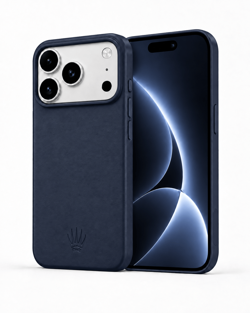 Bexocase Iphone 18 Pro Lacivert Manyetik Özellikli Deri Kılıf 