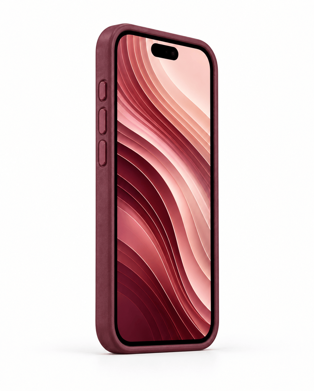 Bexocase Iphone 18 Pro Mürdüm Manyetik Özellikli Deri Kılıf 