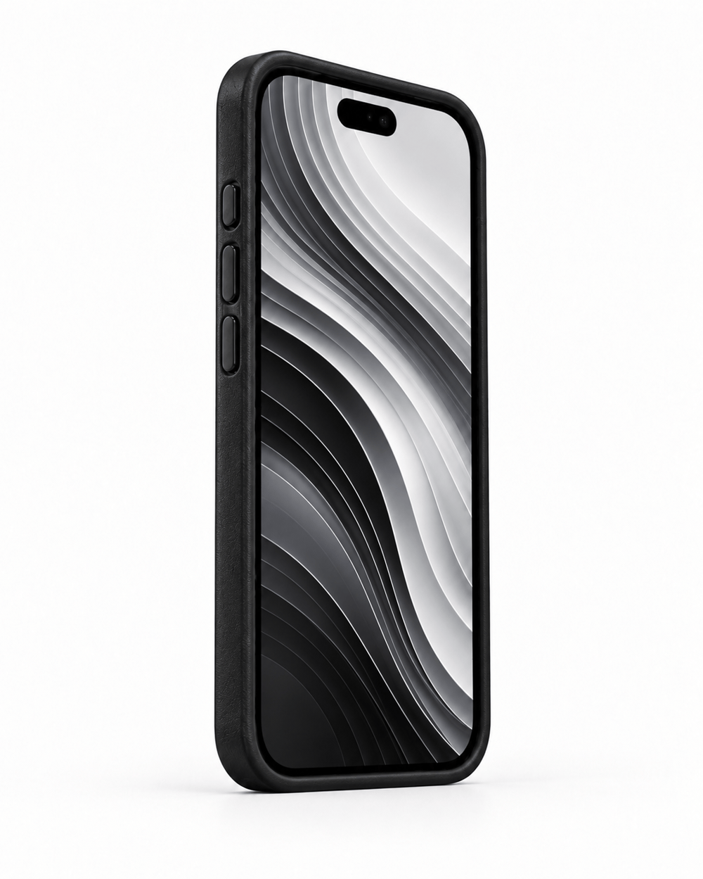 Bexocase Iphone 18 Pro Siyah Manyetik Özellikli Deri Kılıf 