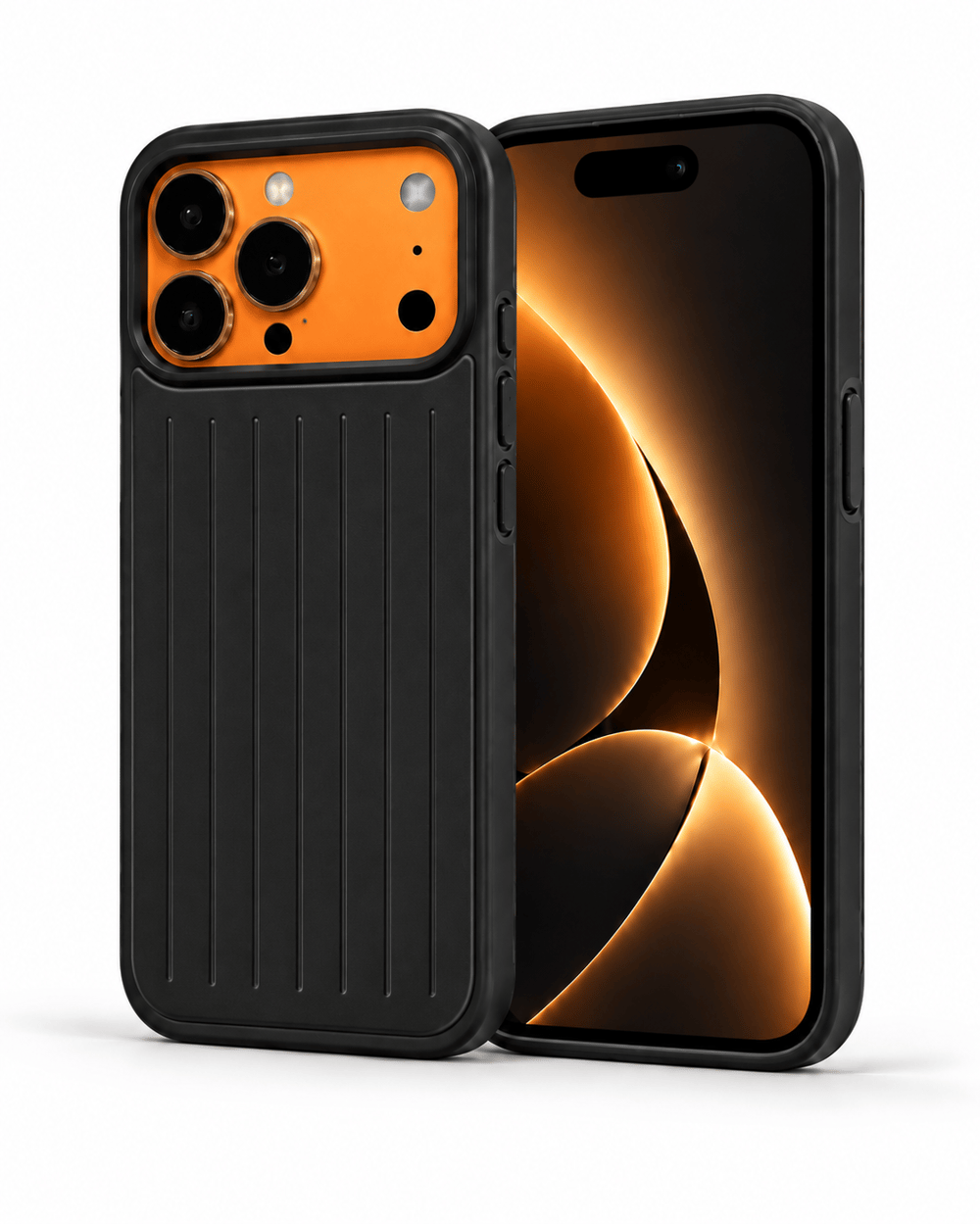 Biocase Iphone 17 Pro Max Siyah Manyetik Özellikli Deri Kılıf 