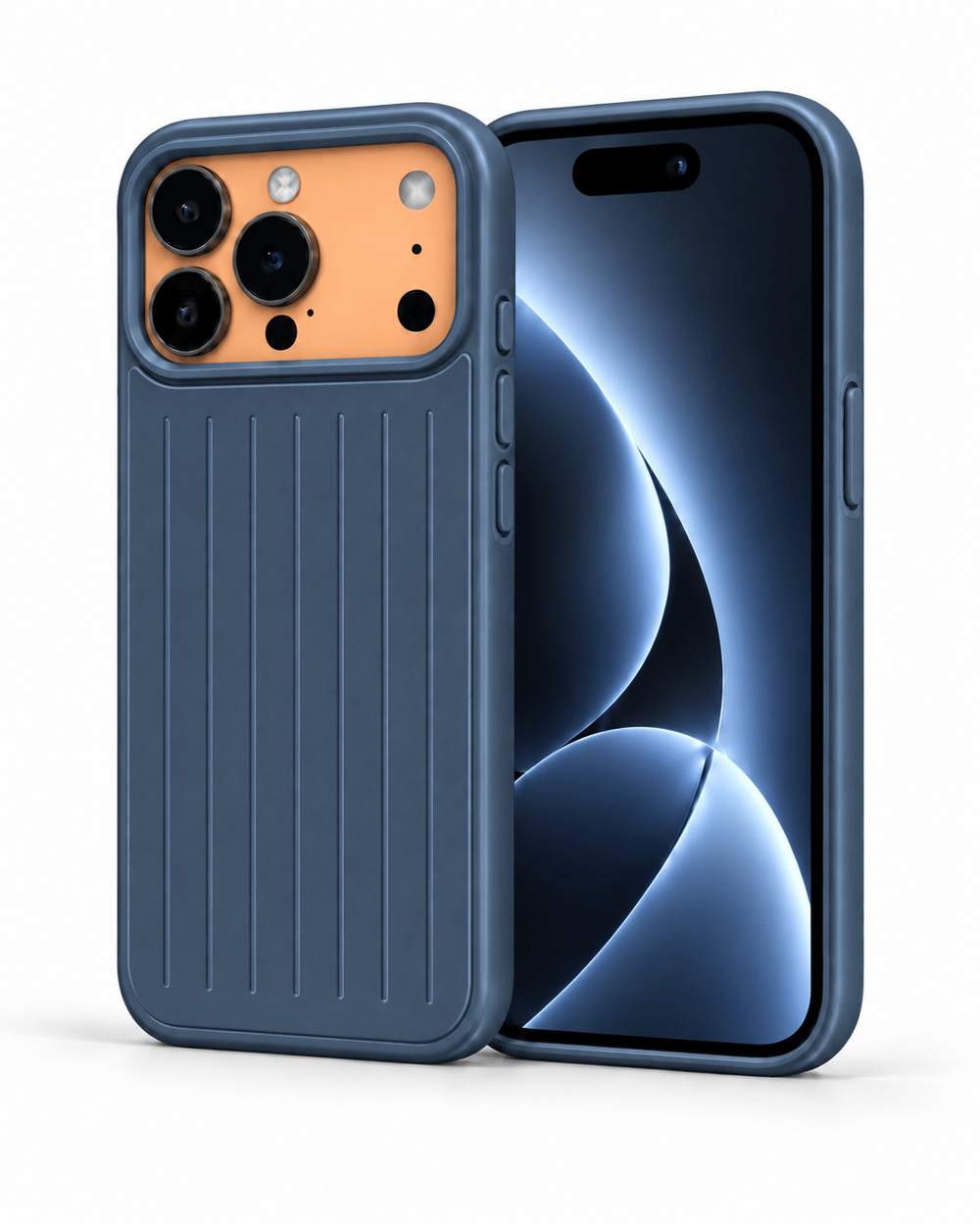 Biocase Iphone 17 Pro Max Lacivert Manyetik Özellikli Deri Kılıf 