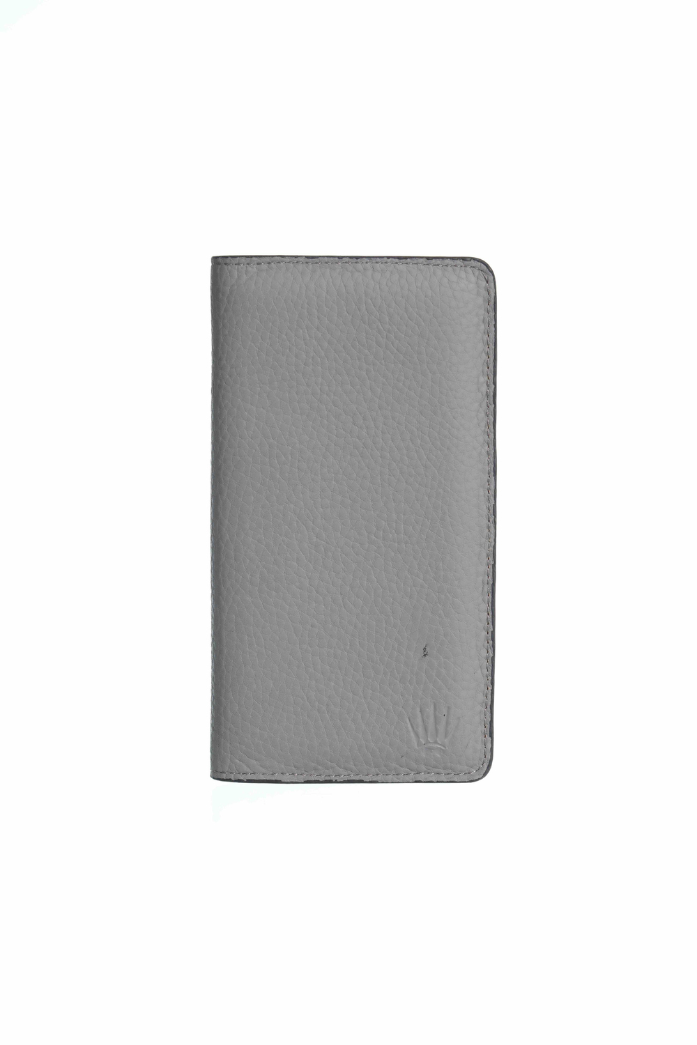 ELEGANT GRİ HAKİKİ DERİ TELEFON CÜZDANI