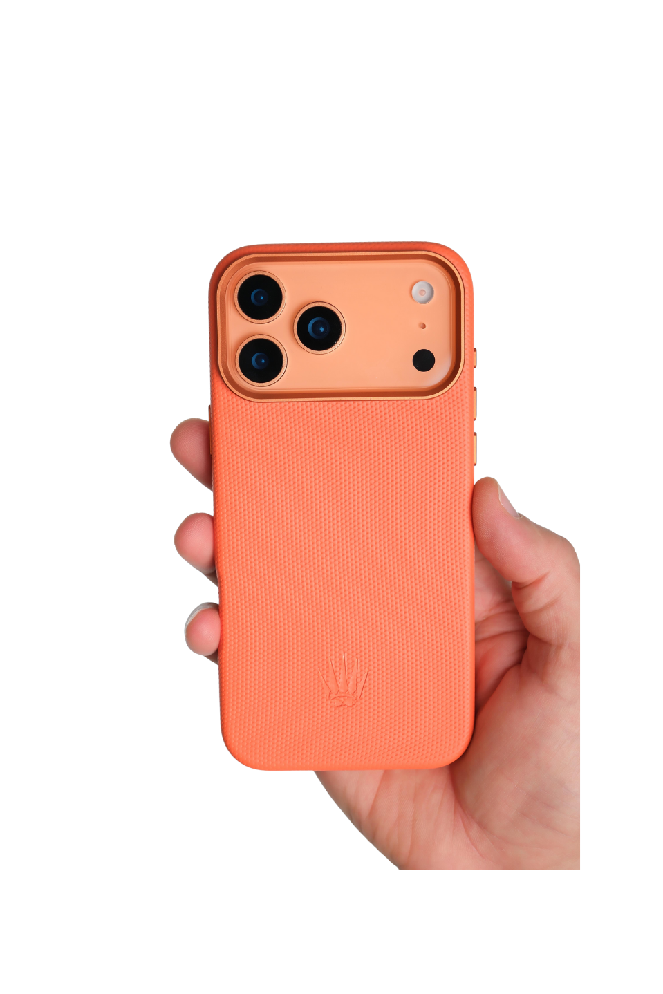 Liora Iphone 17 Pro Max Turuncu Manyetik Özellikli Deri Kılıf 
