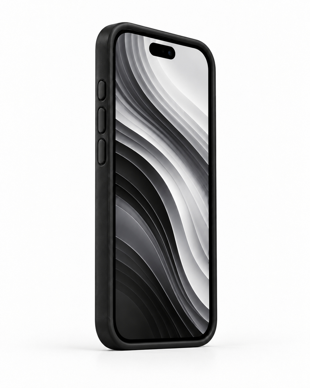 MagWalletCase Iphone 17 Pro Max Siyah Manyetik Özellikli Deri Kılıf 