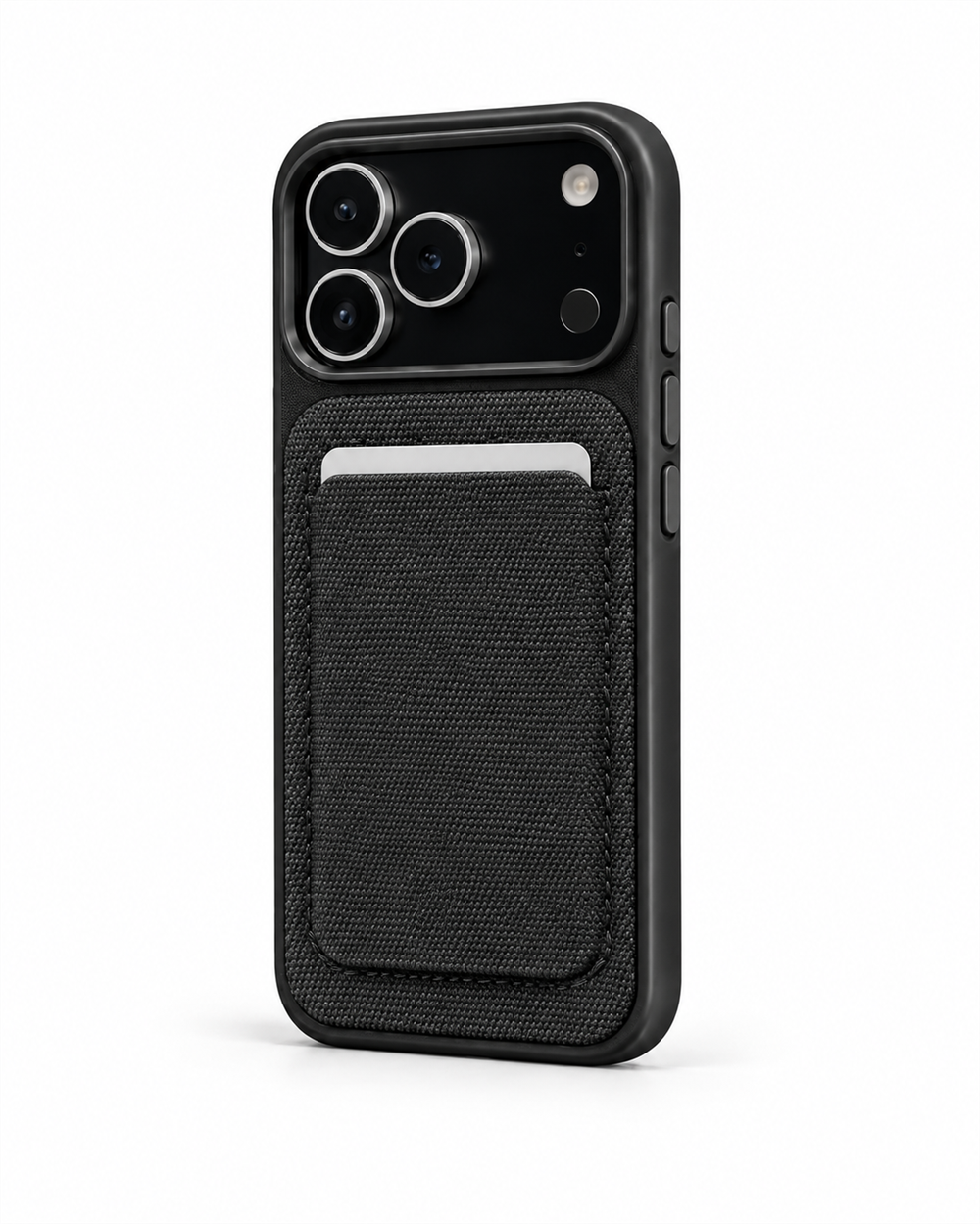 MagWalletCase Iphone 17 Pro Max Siyah Manyetik Özellikli Deri Kılıf 