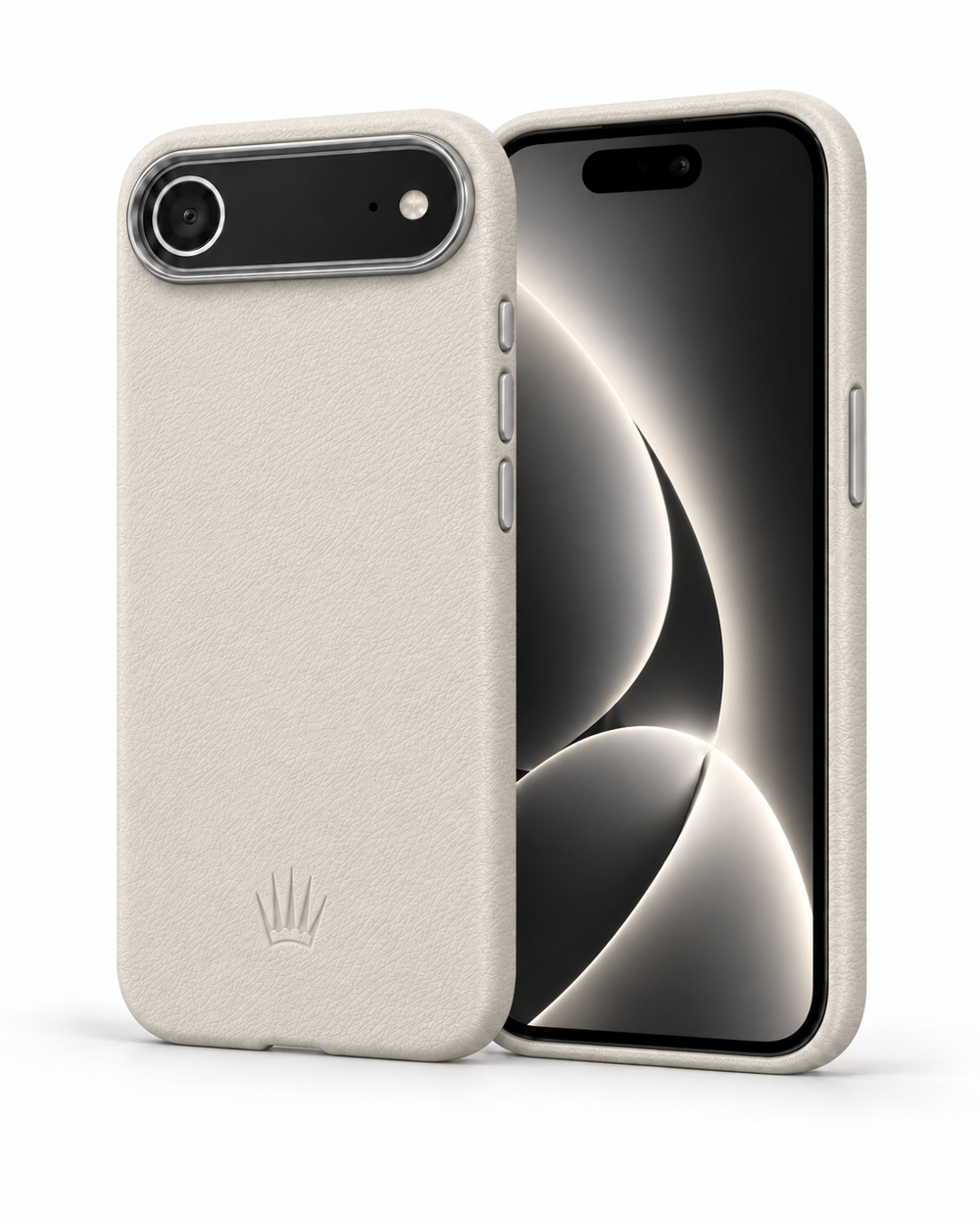MonoCase Iphone 17 Air Beyaz Manyetik Özellikli Deri Kılıf 