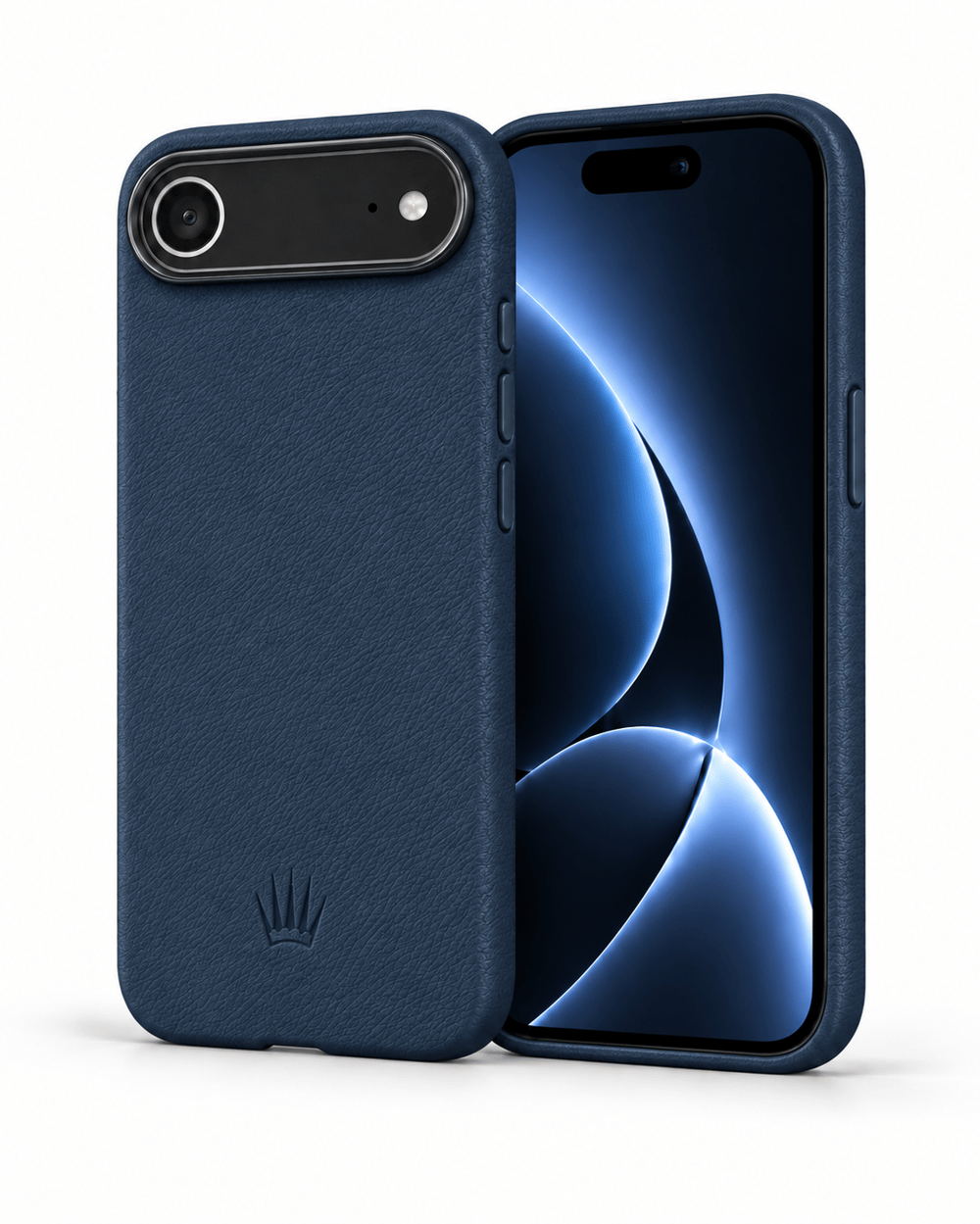 MonoCase Iphone 17 Air Lacivert Manyetik Özellikli Deri Kılıf 