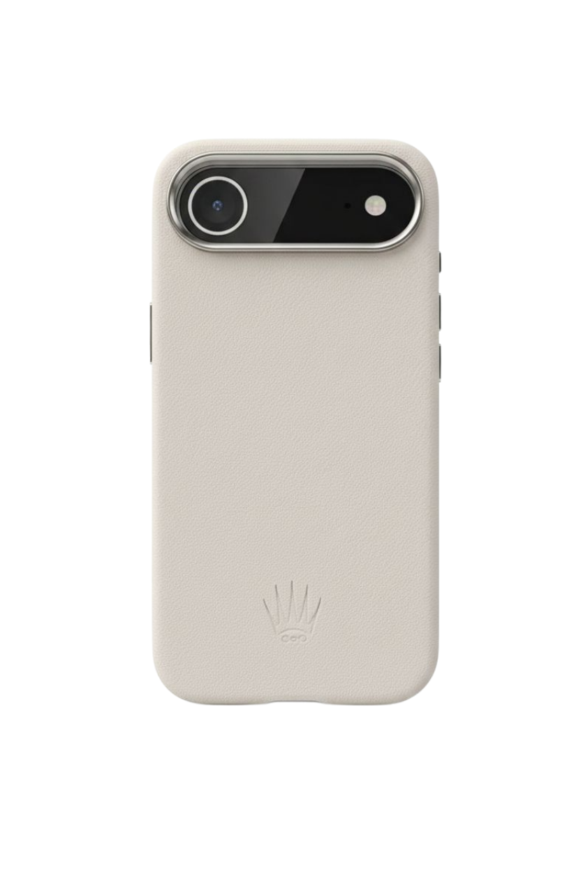 MonoCase Iphone 17 Air Beyaz Manyetik Özellikli Deri Kılıf 