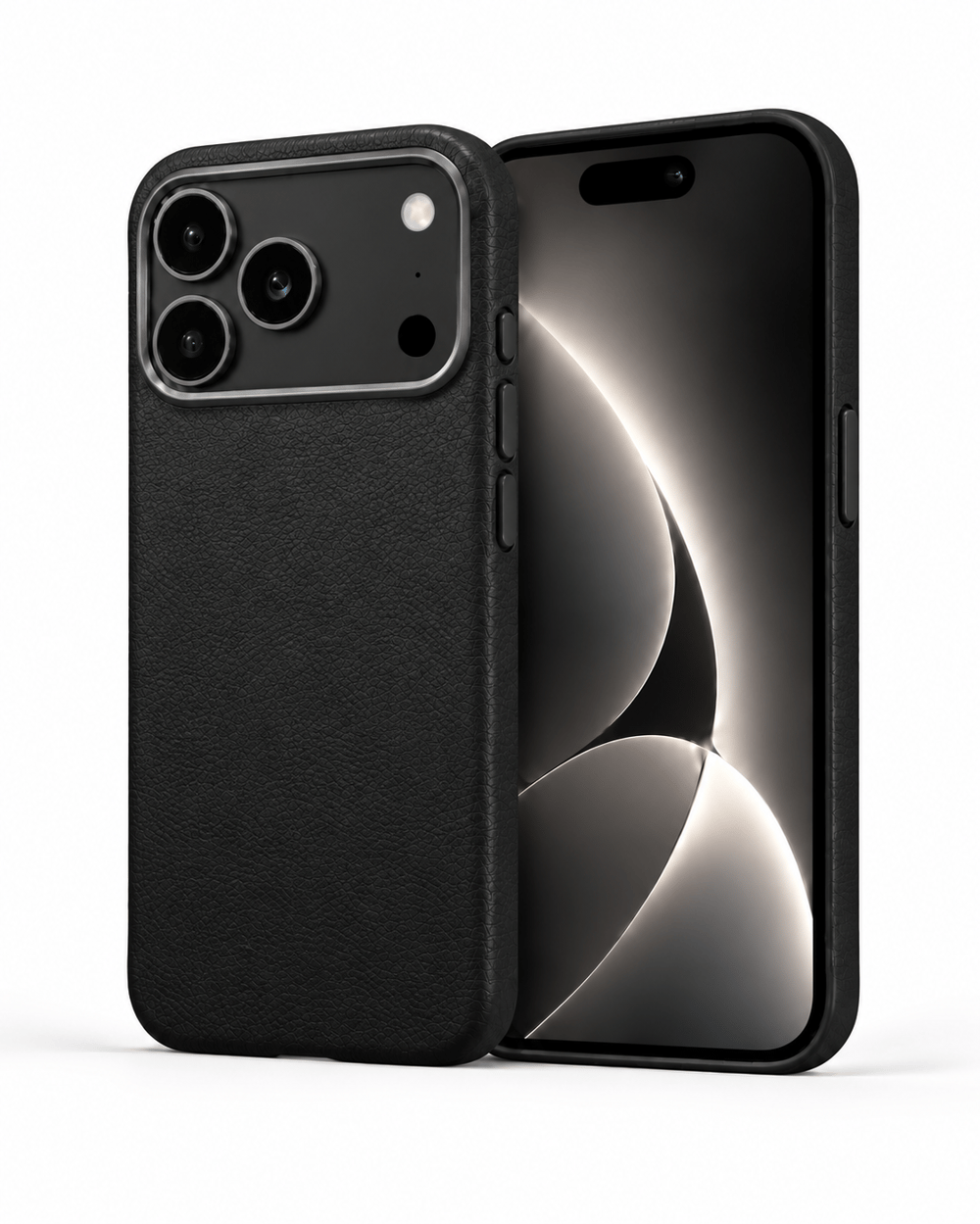 MonoCase Iphone 17 Pro Siyah Magsafe Özellikli Deri Kılıf 