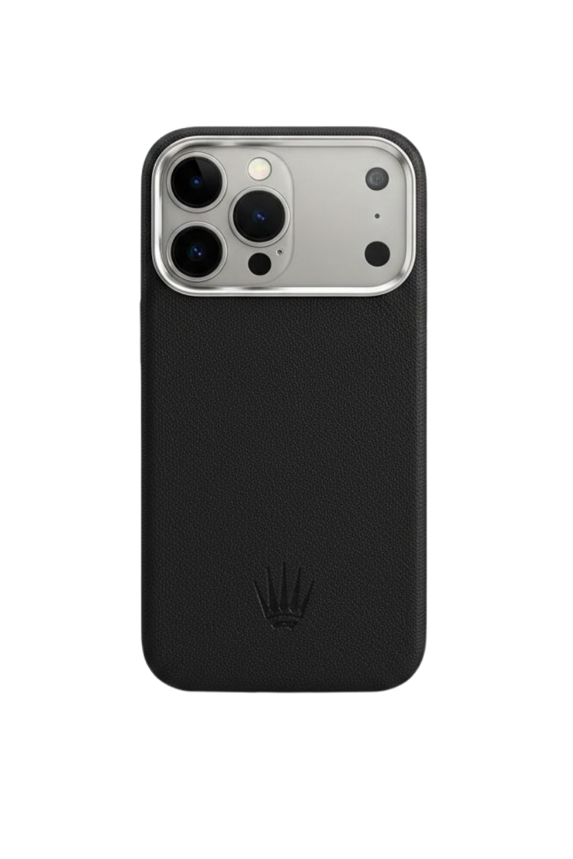 MonoCase Iphone 17 Pro Max Siyah Manyetik Özellikli Deri Kılıf 